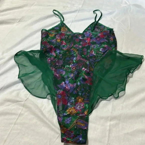 Vintage Victoria Secret Sexy Floral Night Romper Sleepwear XS/S - Picture 6 of 6